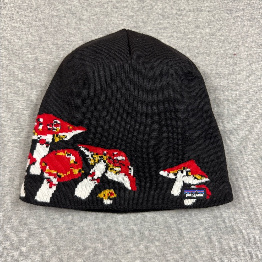 Patagonia Mushroom Forest Lined Beanie Rare 28765 FA16 Runs Small
